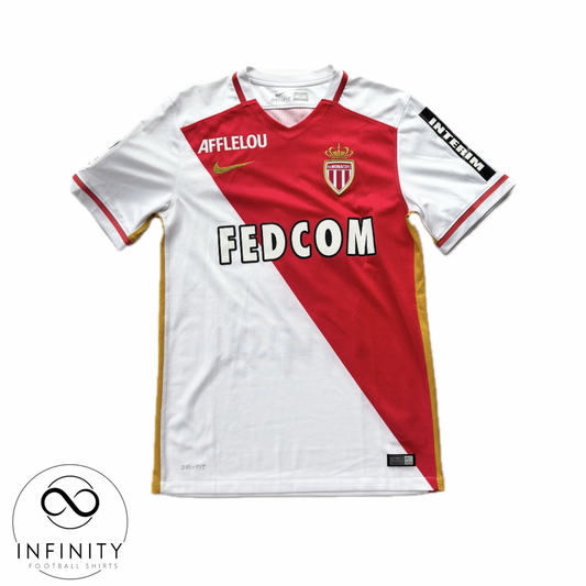 AS Monaco Home Shirt 2015/16 (S) J.Moutinho 8
