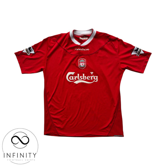 Liverpool Home Shirt 2003/04 (L) Heskey 8
