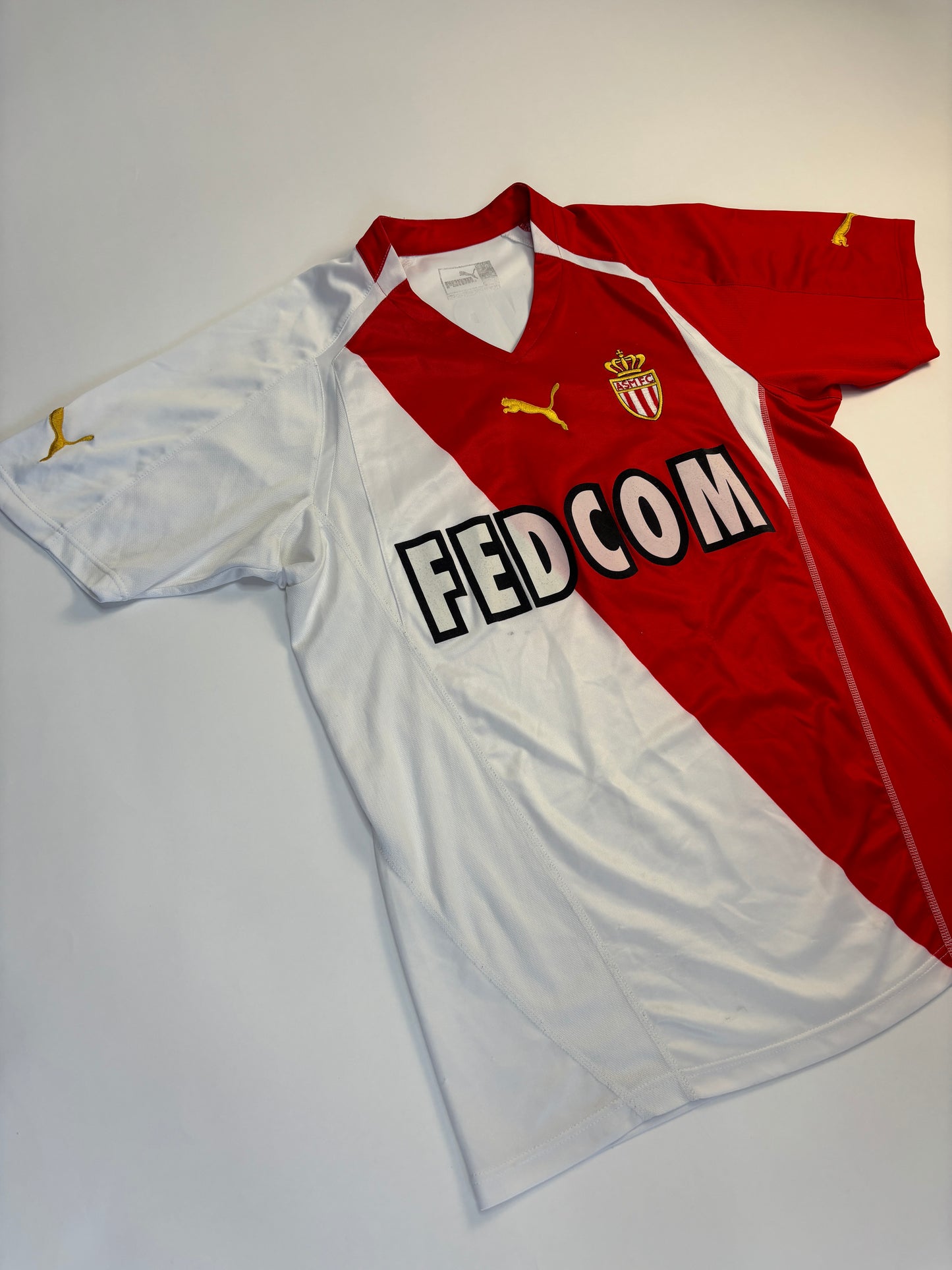 AS Monaco Home Shirt 2004/05 (M) Evra 3