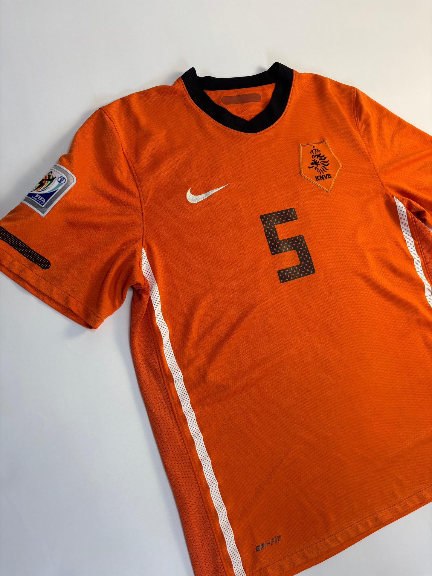 Netherlands Home Shirt 2010 (L) V.Bronckhorst 5