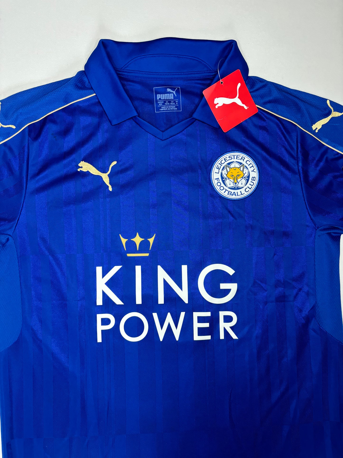 Leicester City Home Shirt 2016/17 (M) Vardy 9