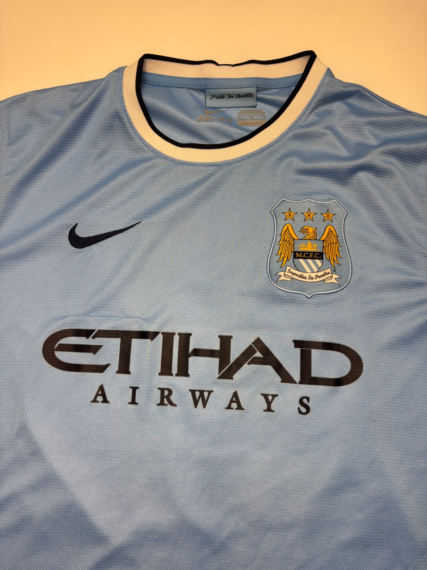 Manchester City Home Shirt 2013/14 (L) Silva 21