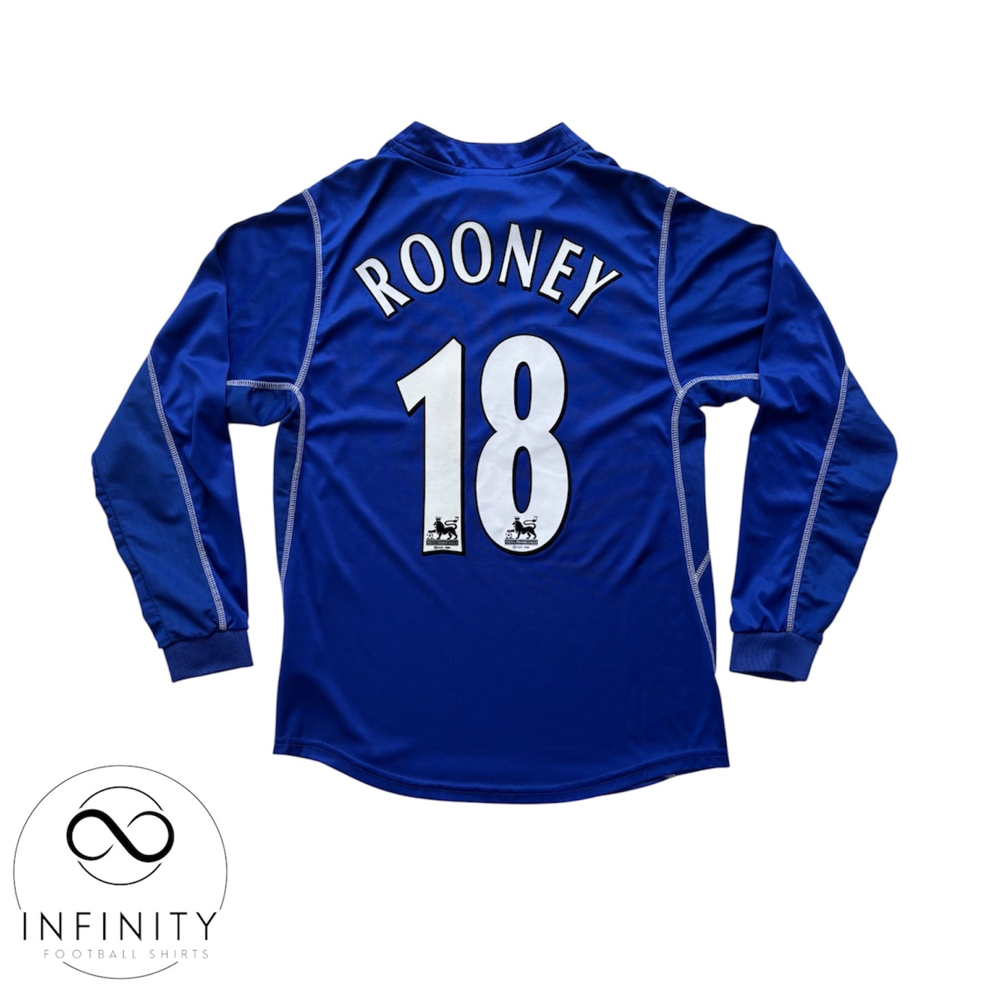 Everton Home Shirt LS 2002/03 (M) Rooney 18