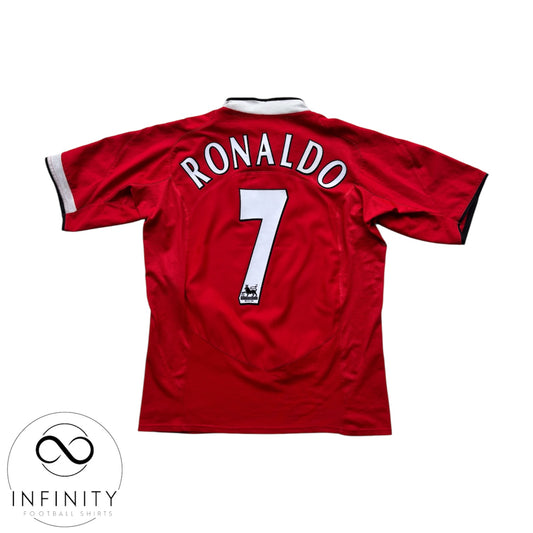 Manchester United Home Shirt 2004/06 (M) Ronaldo 7