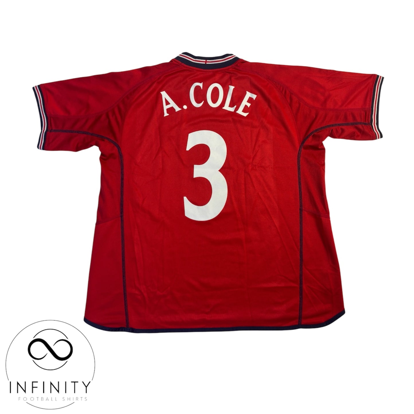 England Away Shirt 2002/04 (XL) A.Cole 3