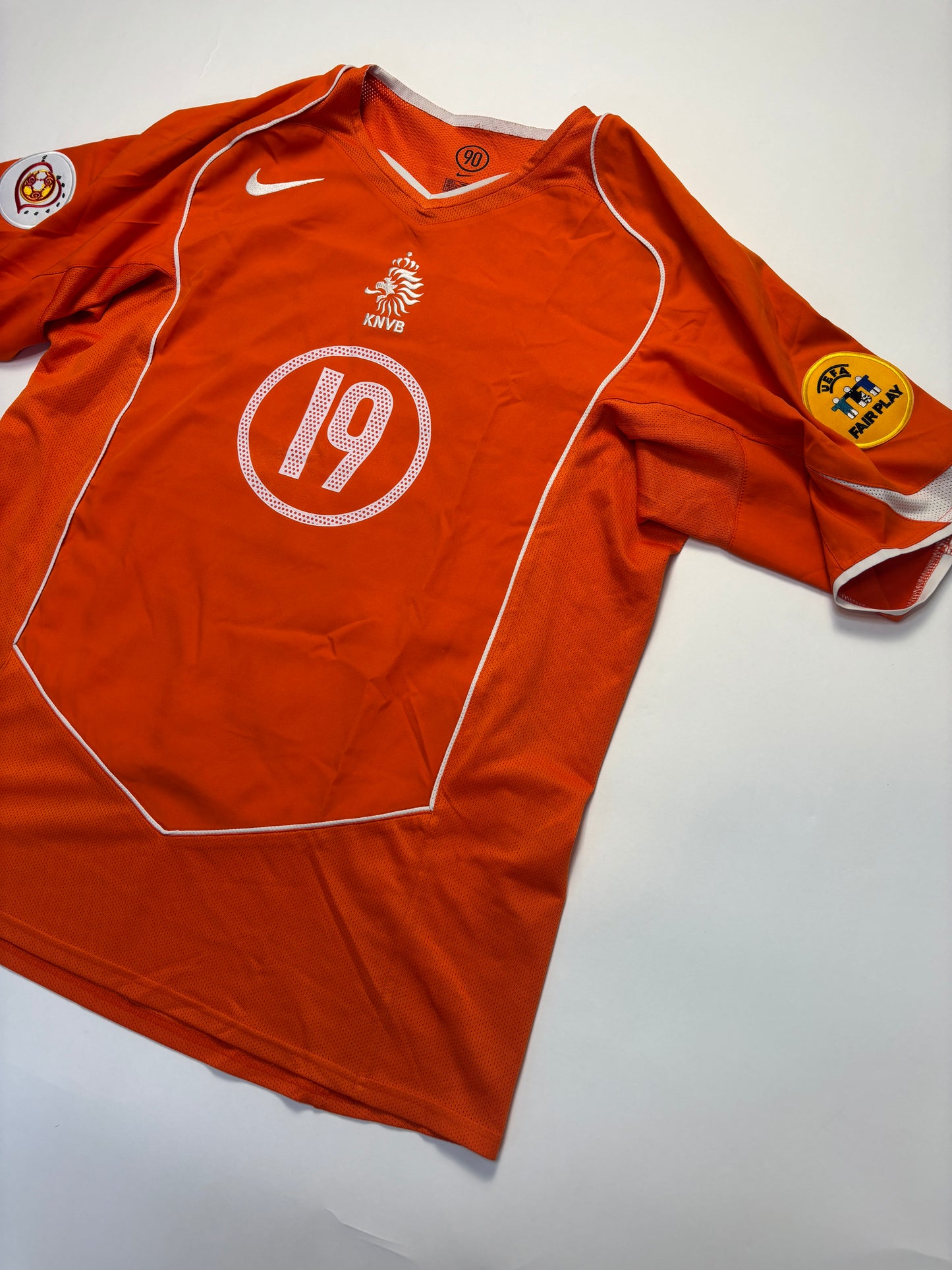 Netherlands Home Shirt 2004/06 (L) Robben 19