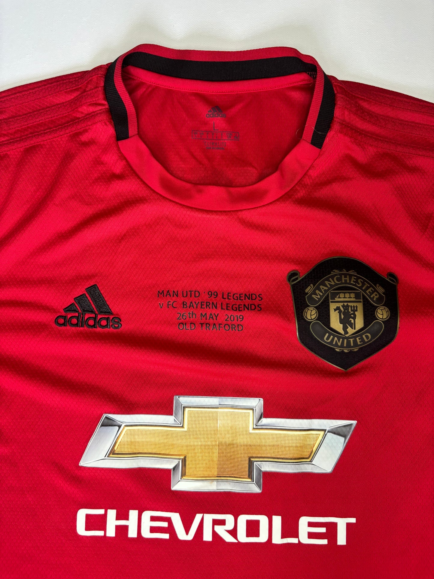 Manchester United 1999 Legends v Bayern Munich 2019/20 Home Shirt (L) Beckham 7