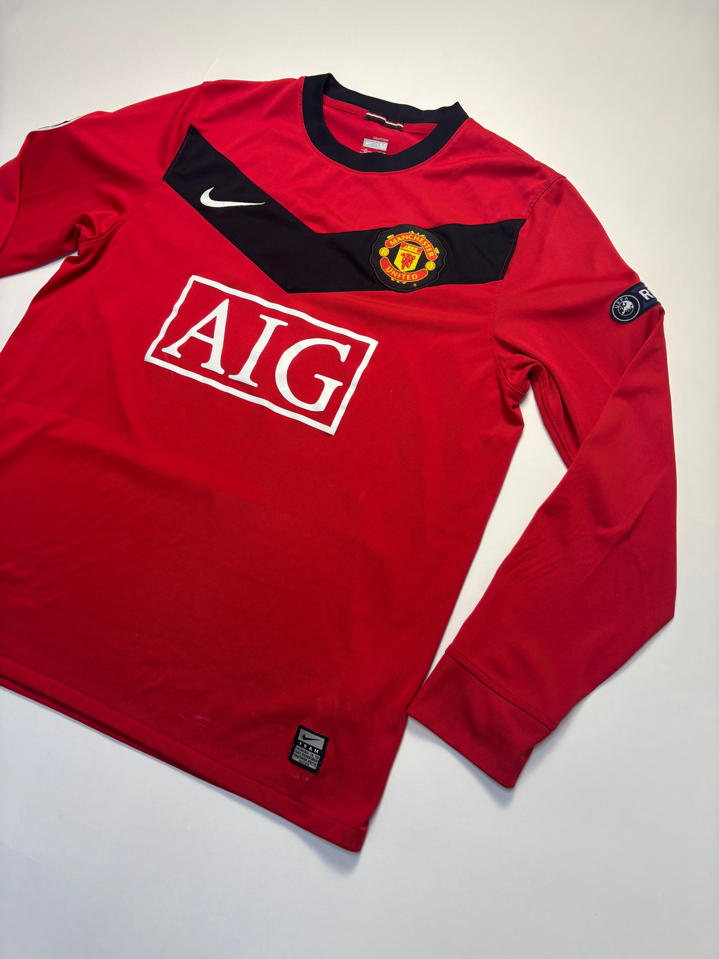 Manchester United Home Shirt LS 2009/10 (M) Rooney 10
