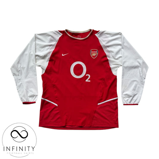 Arsenal Home Shirt LS 2002/04 (XL) Cole 3