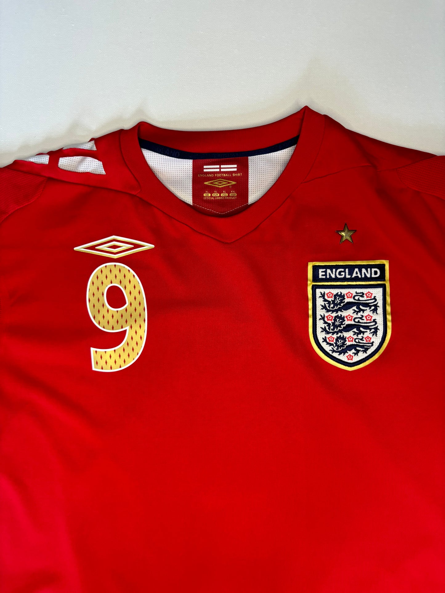 England Away Shirt 2006/08 (XL) Rooney 9