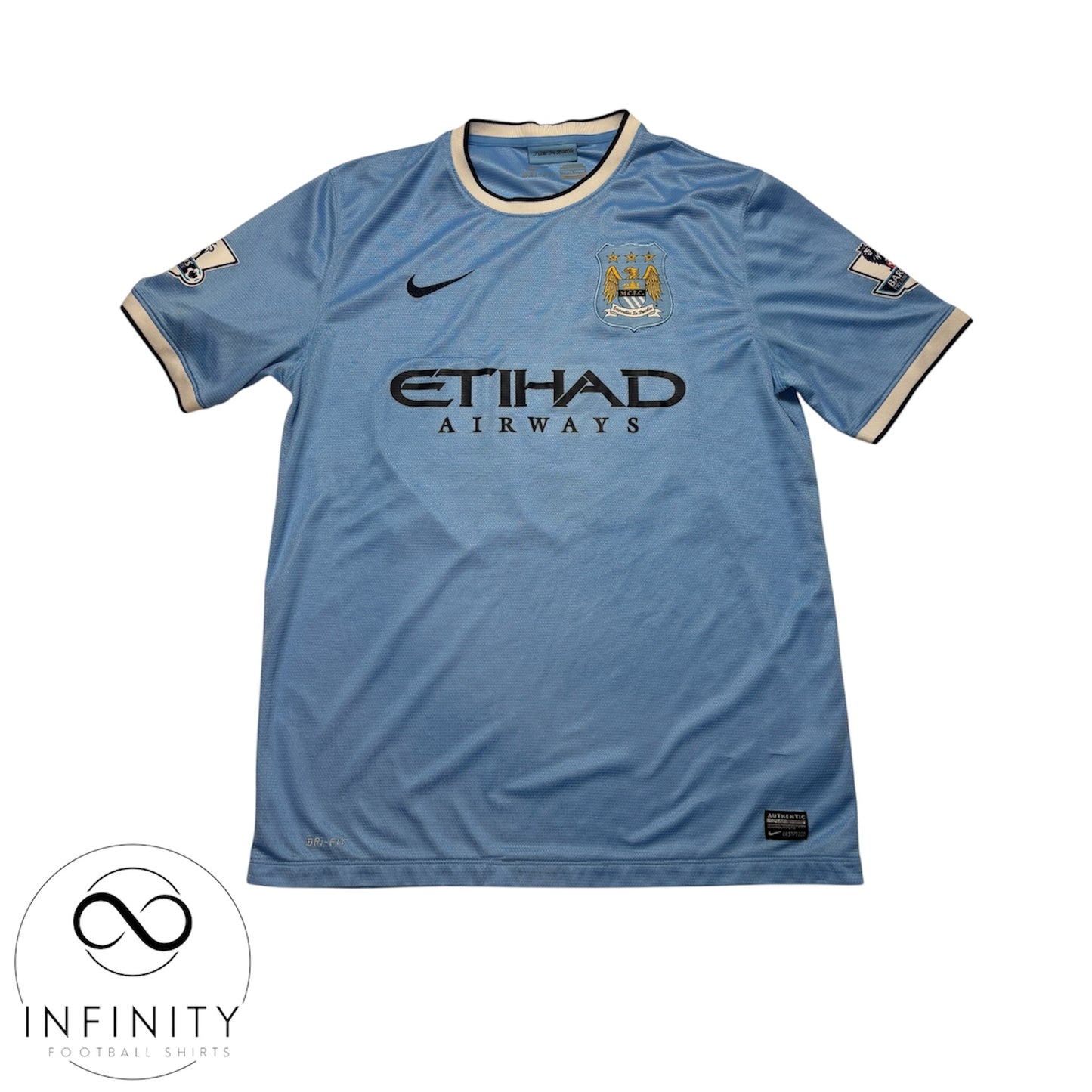 Manchester City Home Shirt 2013/14 (L) Silva 21