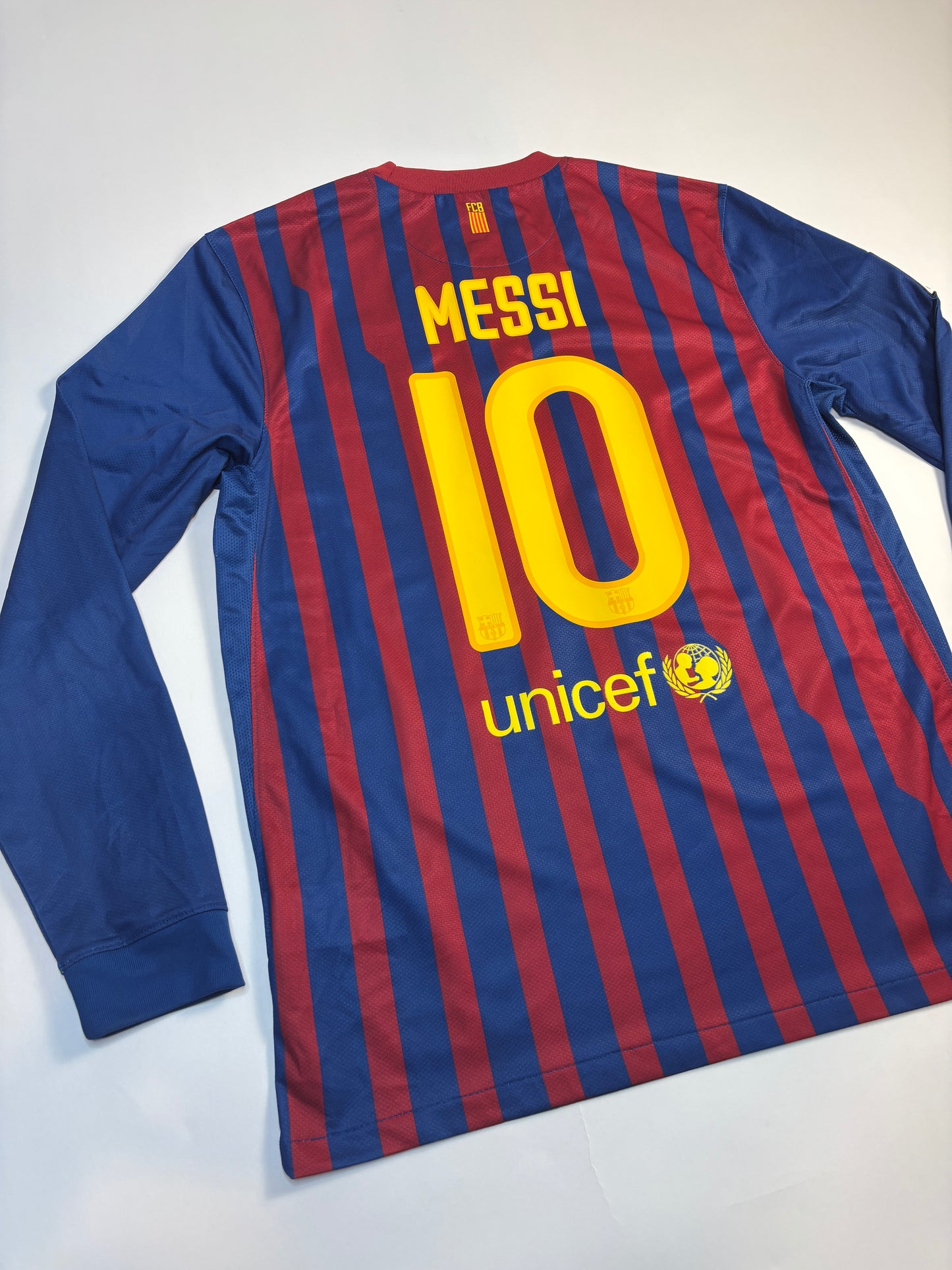 Barcelona Home Shirt 2011/12 LS (L) Messi 10