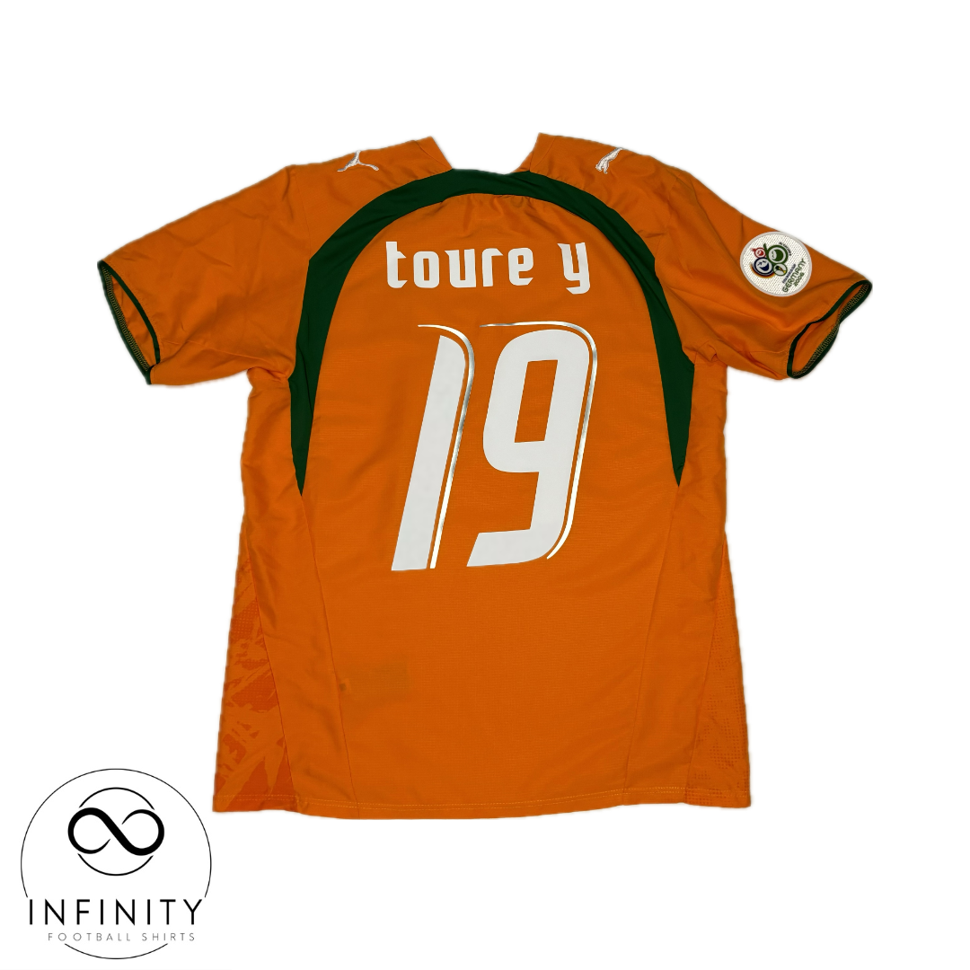 Ivory Coast Home Shirt 2006/07 (M) Toure Yaya 19