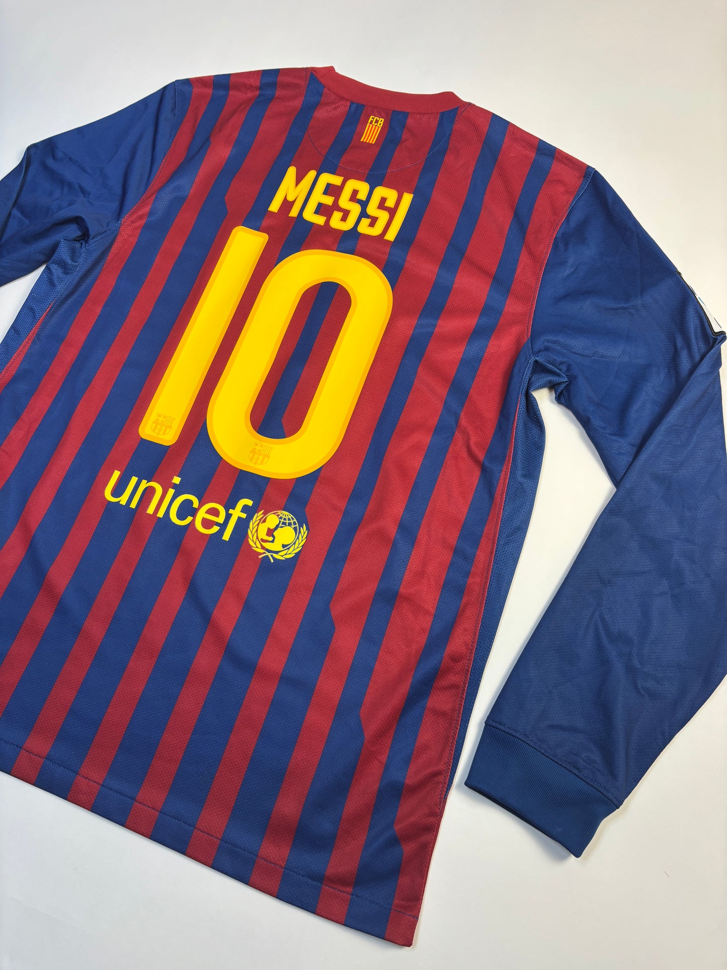 Barcelona Home Shirt 2011/12 LS (L) Messi 10