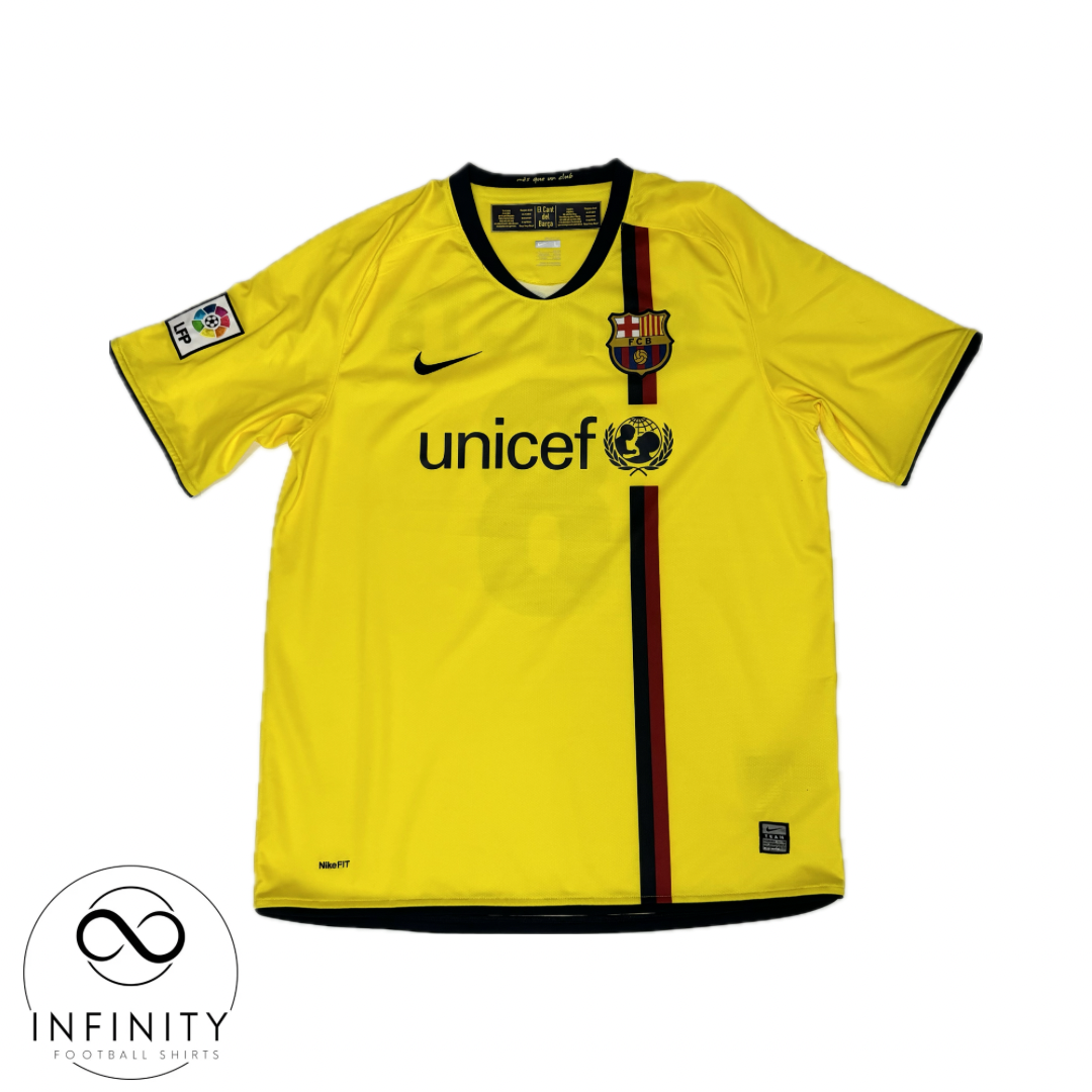 Barcelona Away Shirt 2008/09 (L) Iniesta 8