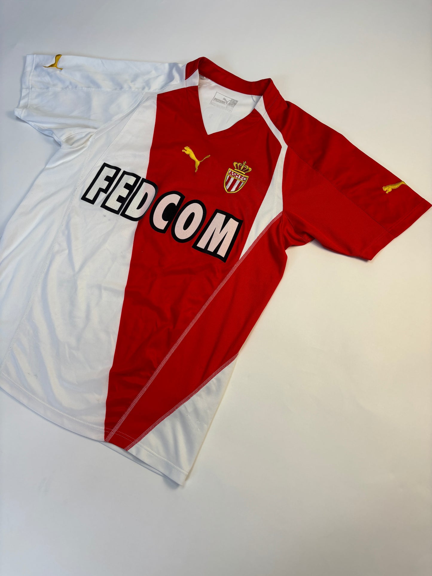AS Monaco Home Shirt 2004/05 (M) Evra 3