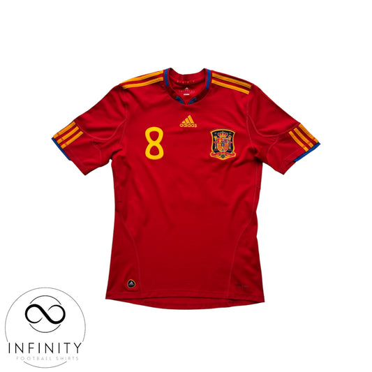 Spain Home Shirt 2010 (S) Xavi 8