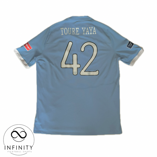 Manchester City Home Shirt 2010/11 (XL) Toure Yaya 42