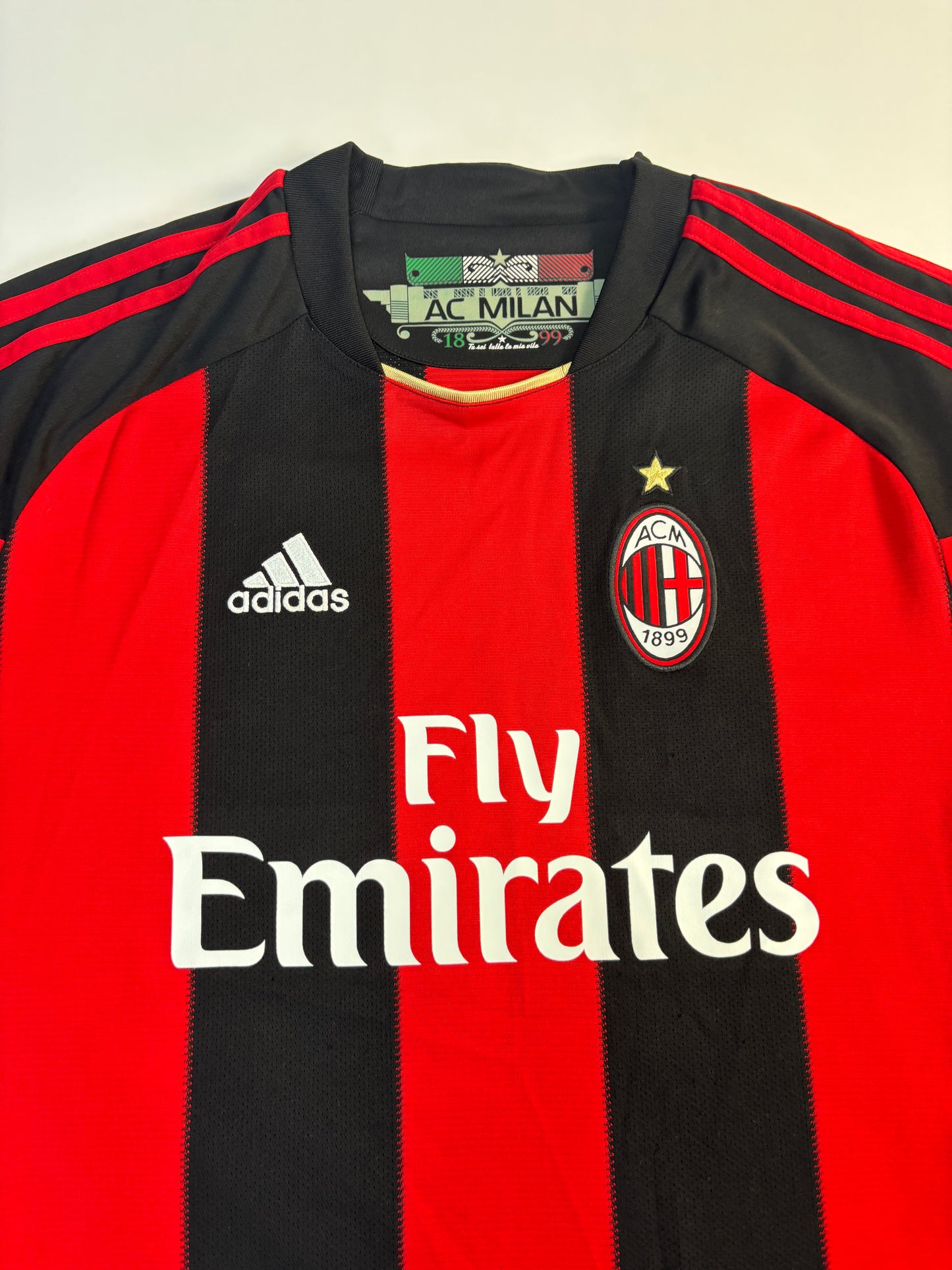 AC Milan Home Shirt 2010/11 (L) Ronaldinho 80