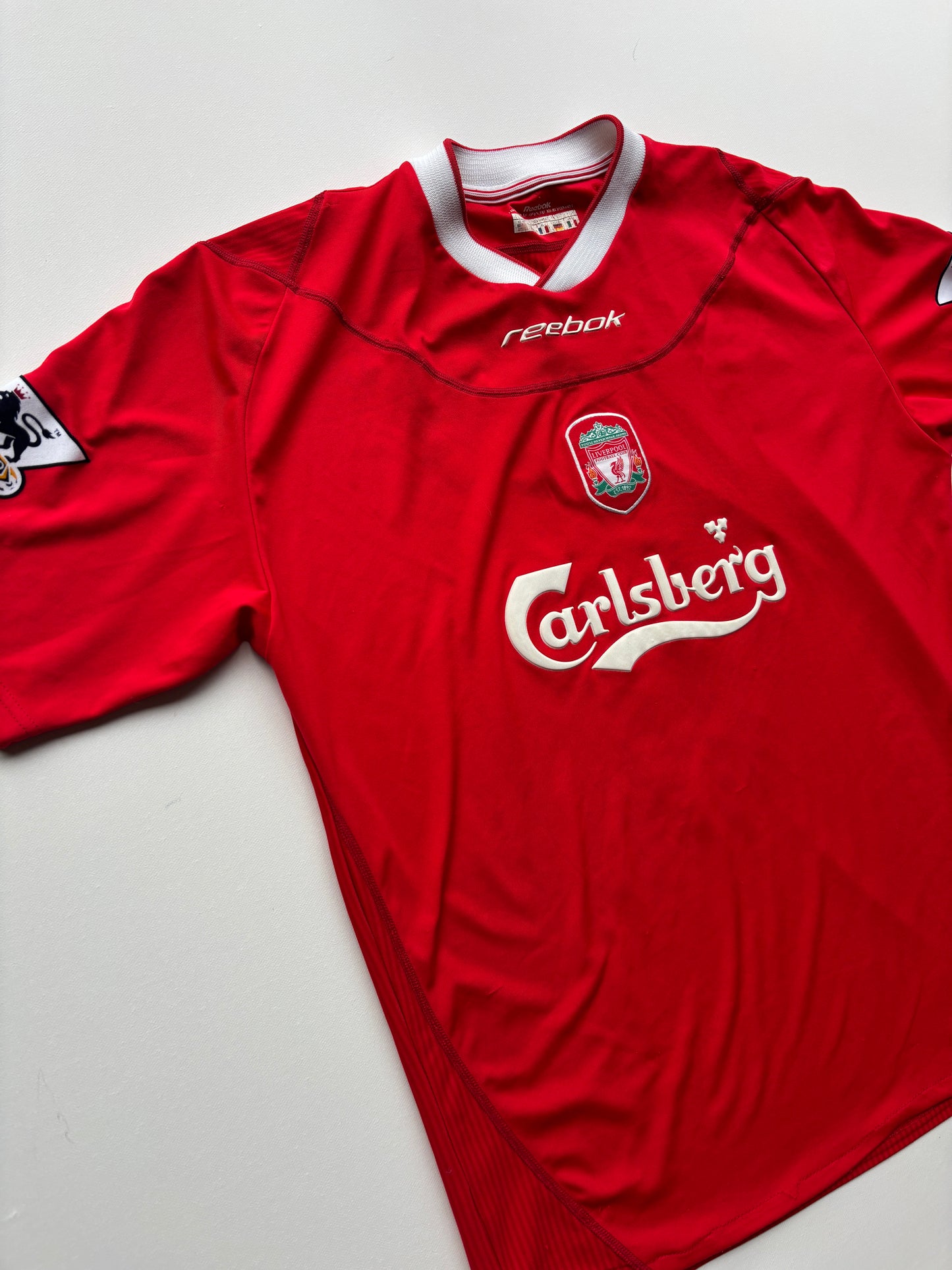 Liverpool Home Shirt 2003/04 (L) Heskey 8