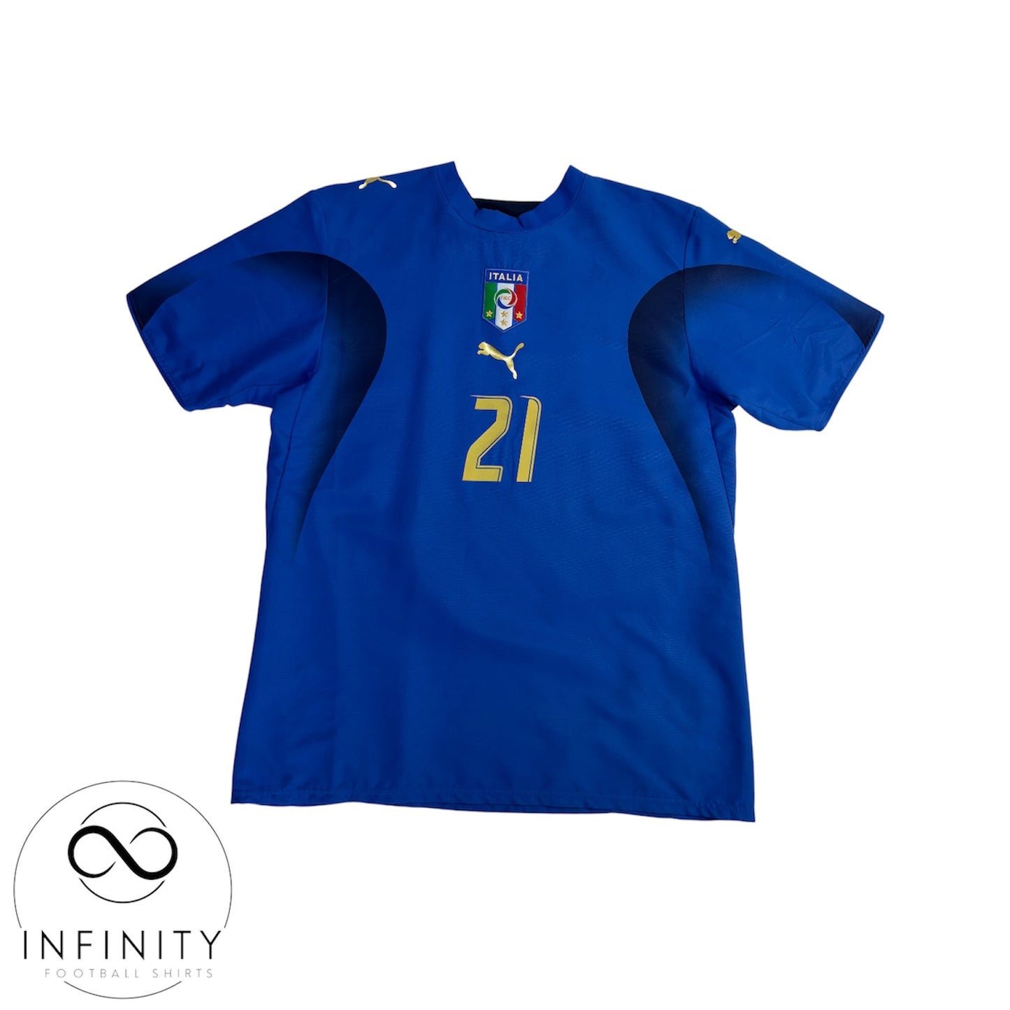 Italy Home Shirt 2006 (M) Pirlo 21