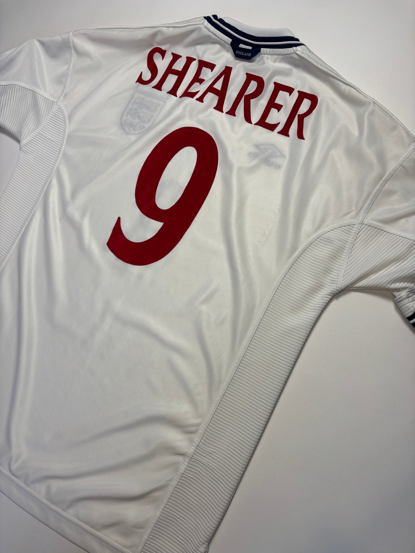 England Home Shirt 1999/01 (XL) Shearer 9