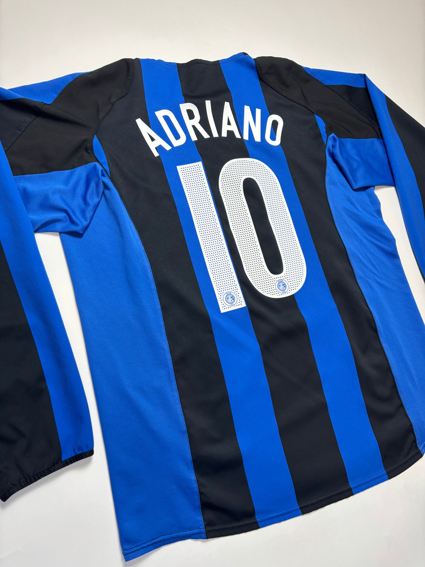 Inter Milan Home Shirt 2004/05 LS (XL) Adriano 10
