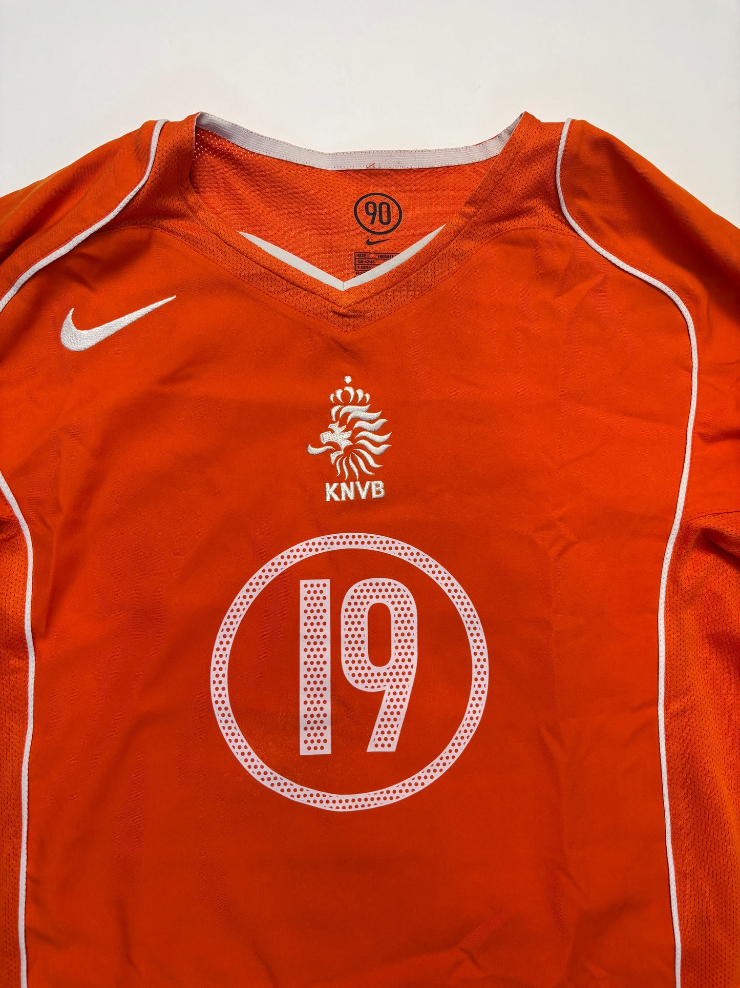 Netherlands Home Shirt 2004/06 (L) Robben 19