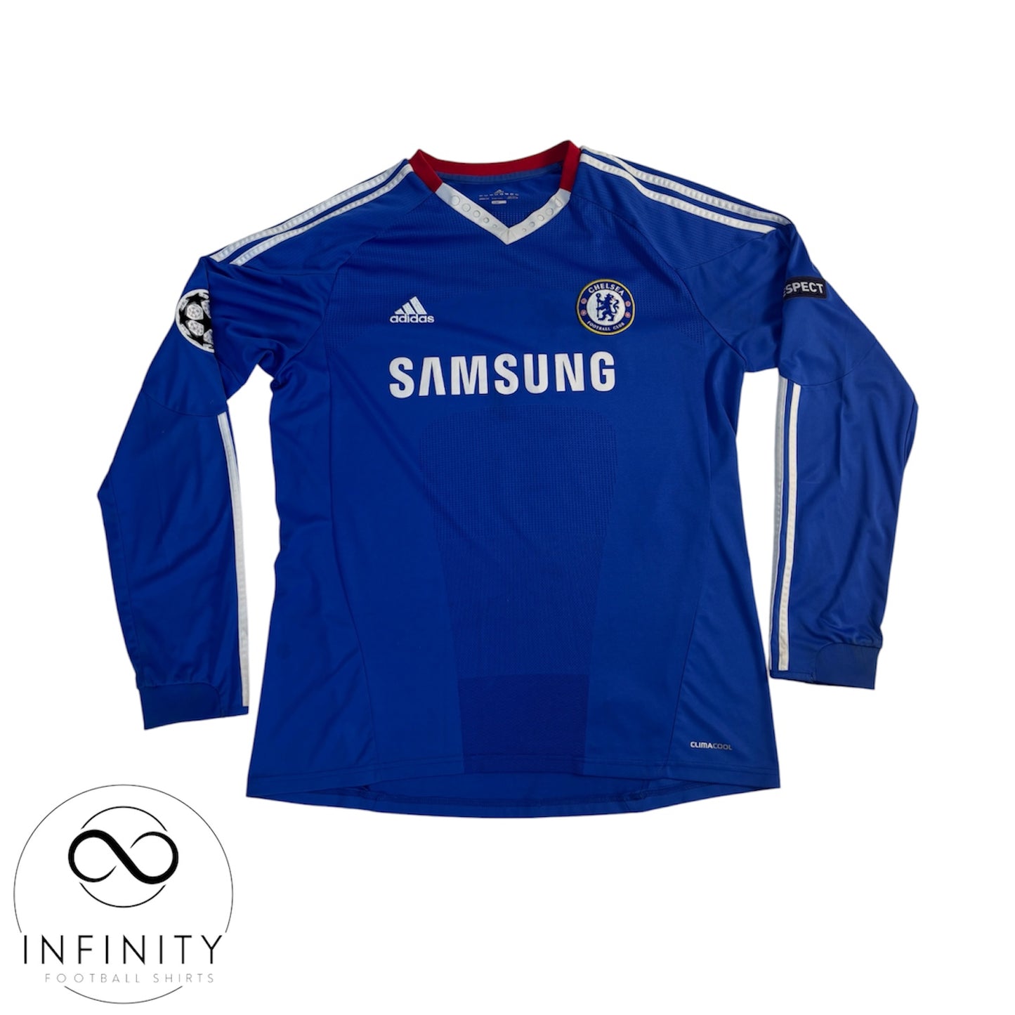 Chelsea Home Shirt LS 2010/11 (L) Drogba 11