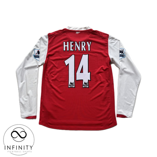 Arsenal Home Shirt LS 2006/07 (L) Henry 14