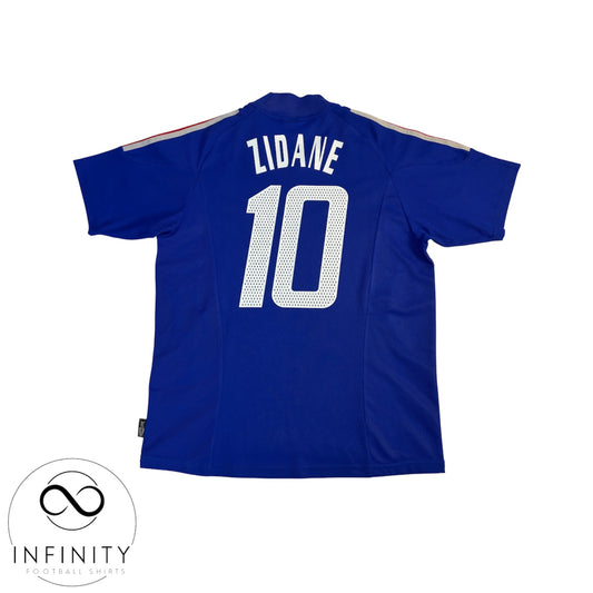 France Home Shirt 2002/04 (M) Zidane 10