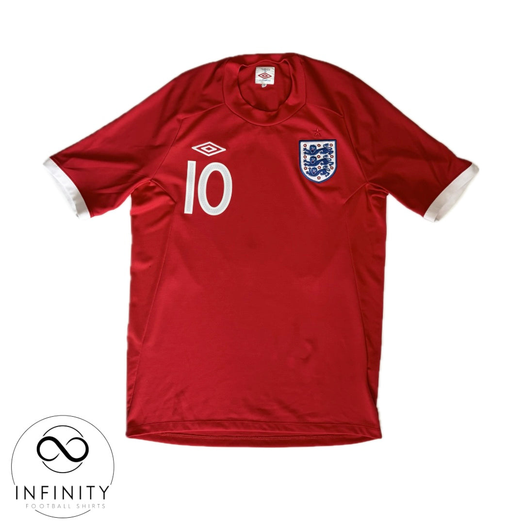 England Away Shirt 2009/10 (M) Rooney 10