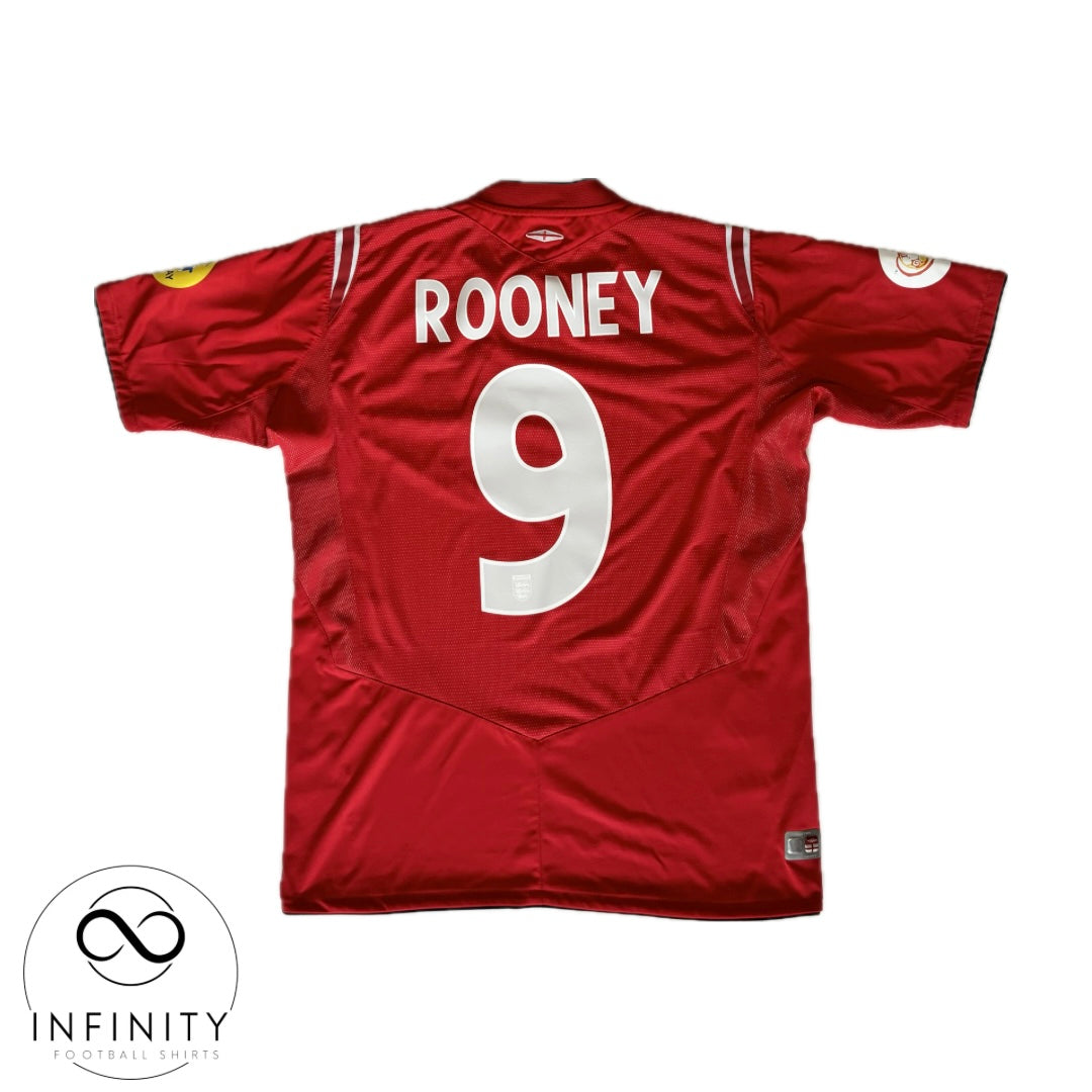 England Away Shirt 2004/06 (M) Rooney 9