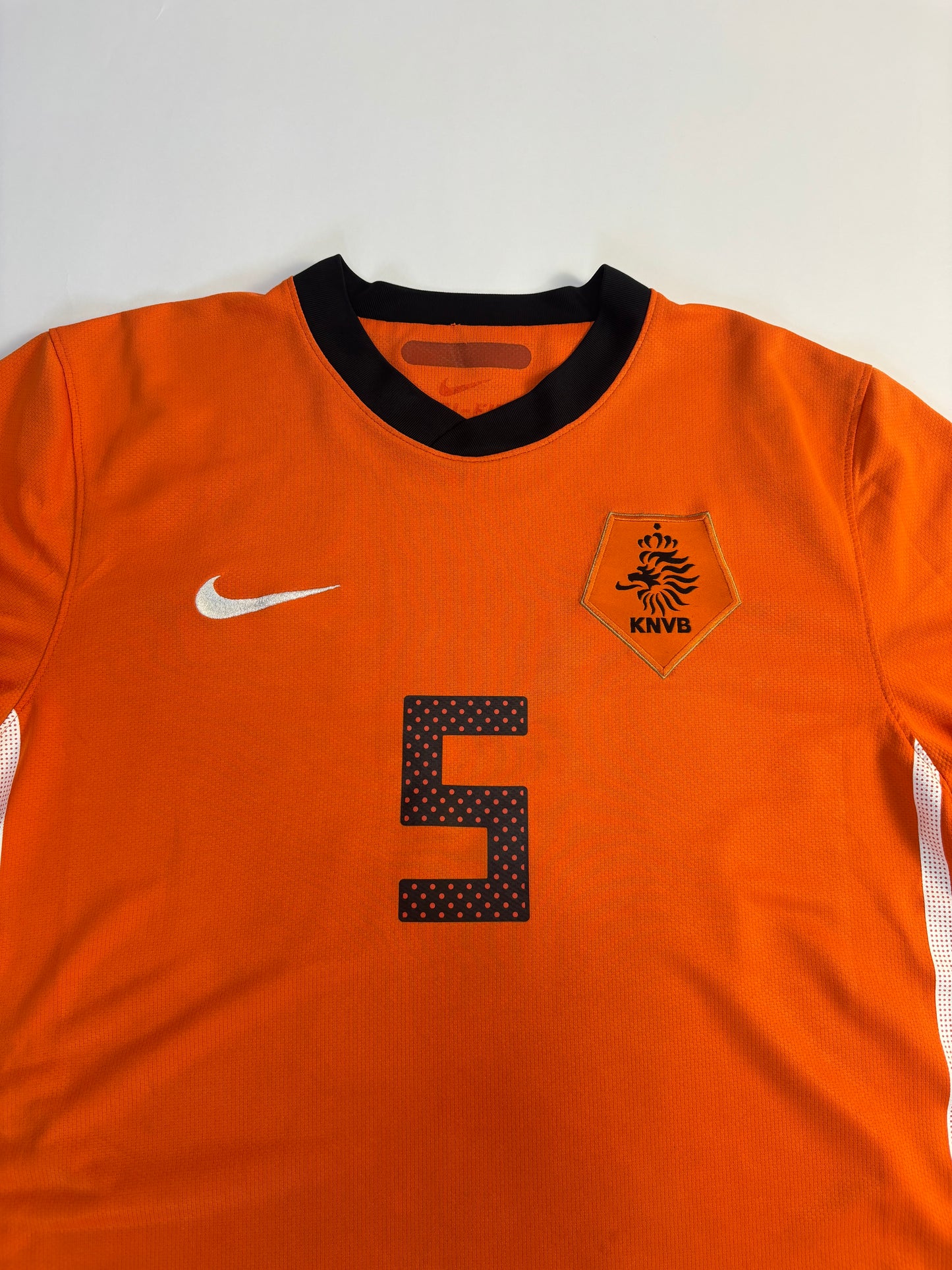 Netherlands Home Shirt 2010 (L) V.Bronckhorst 5
