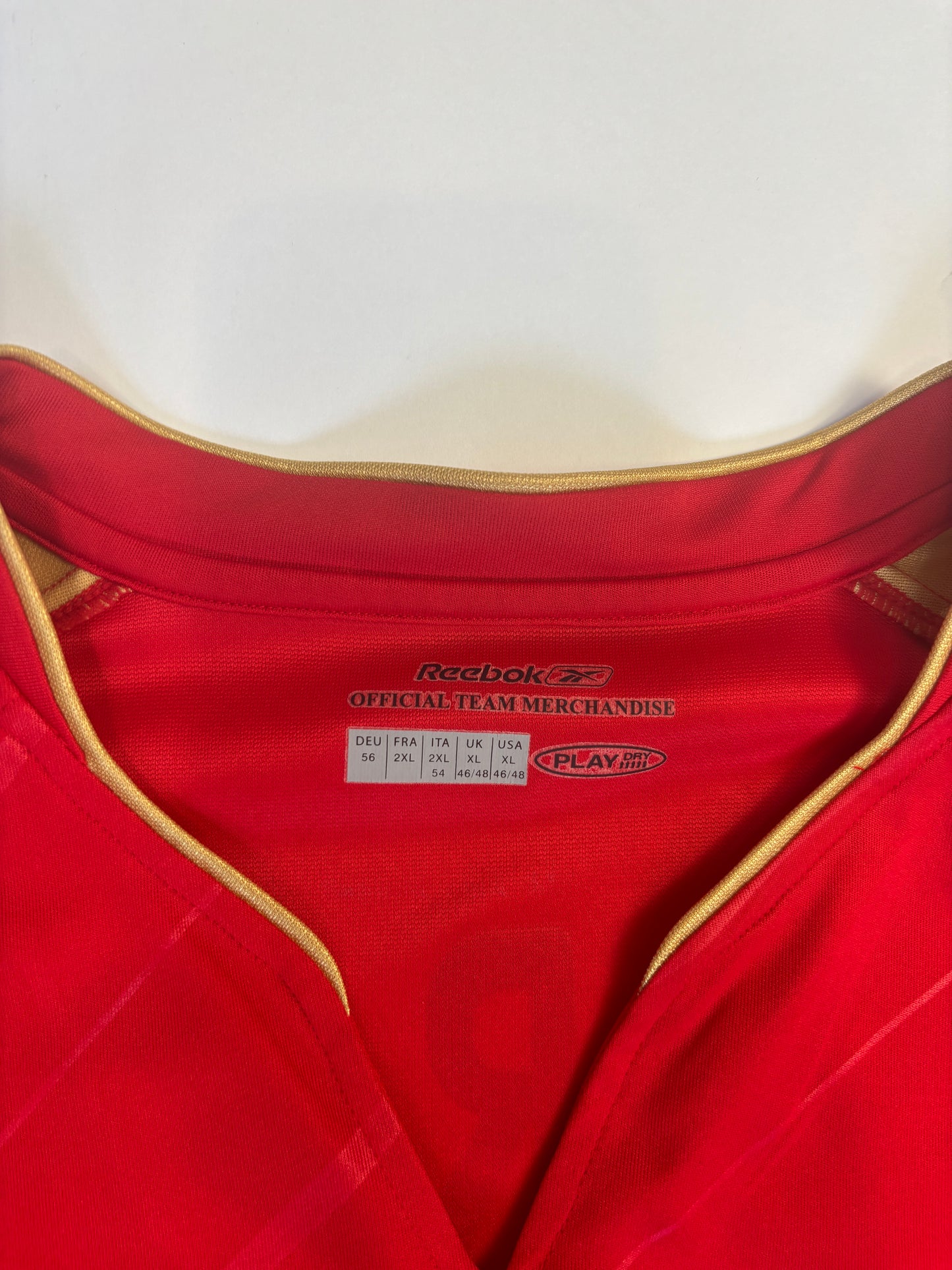 Liverpool Home European Shirt 2005/06 (XL) Gerrard 8