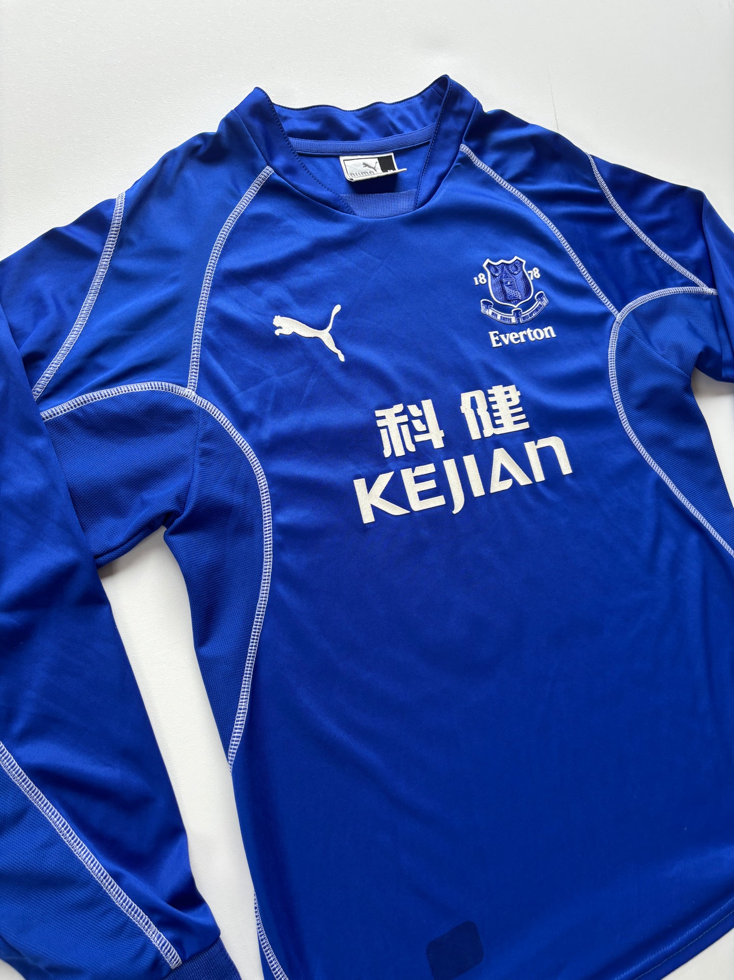 Everton Home Shirt LS 2002/03 (M) Rooney 18