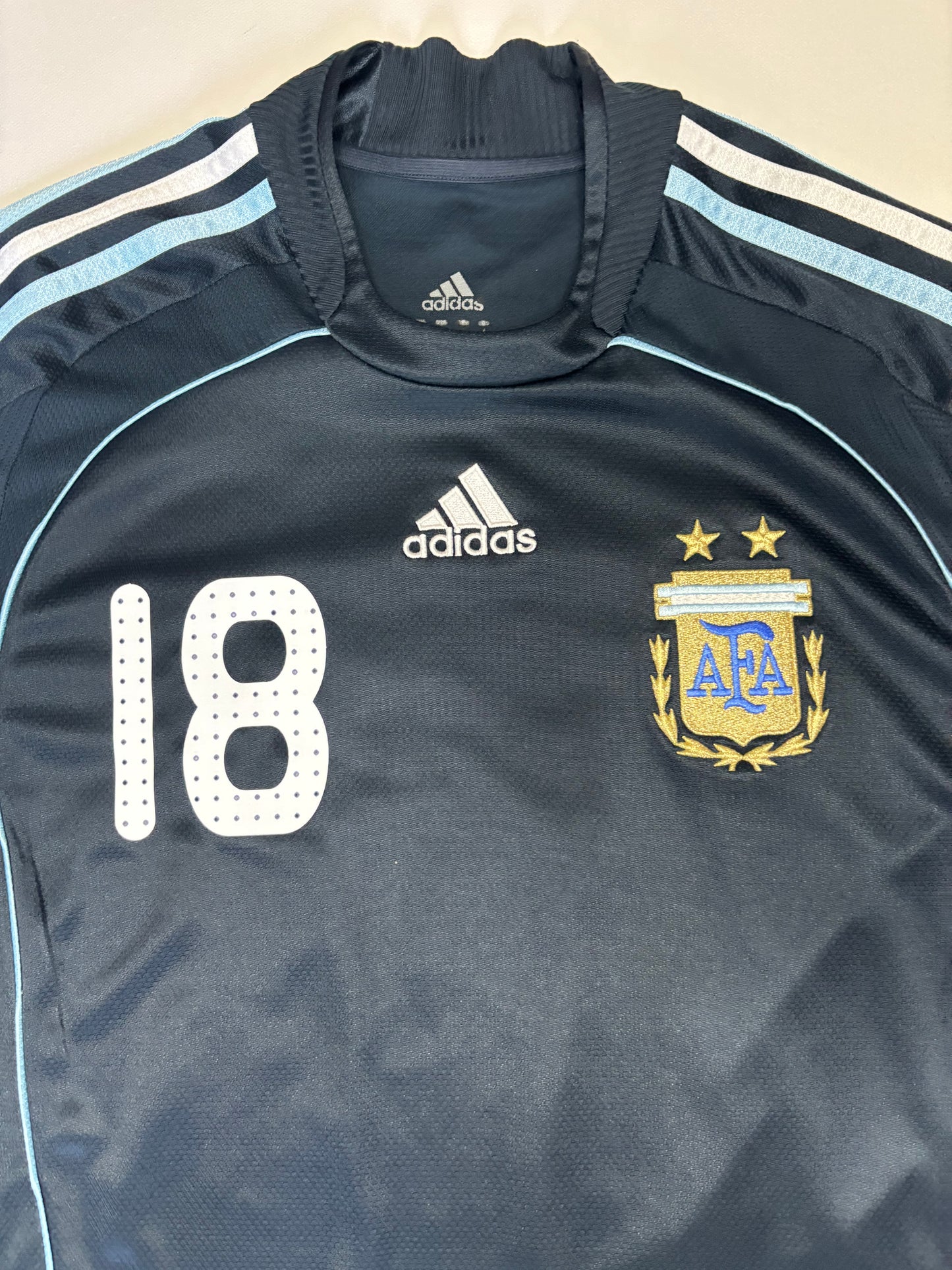 Argentina Away Shirt 2008/10 (M) Messi 18