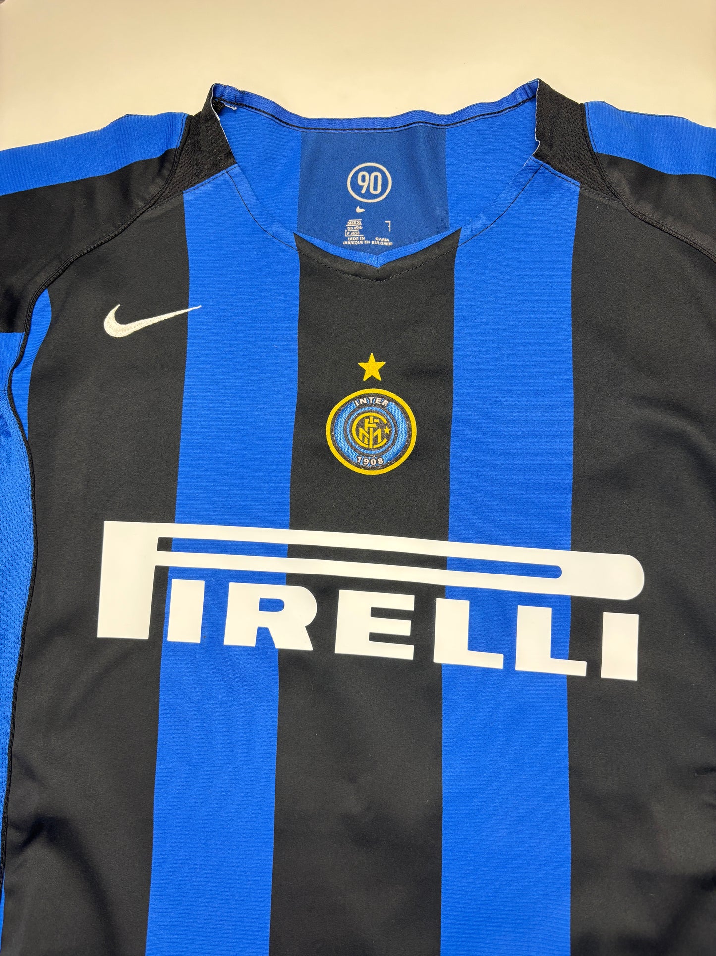 Inter Milan Home Shirt 2004/05 LS (XL) Adriano 10