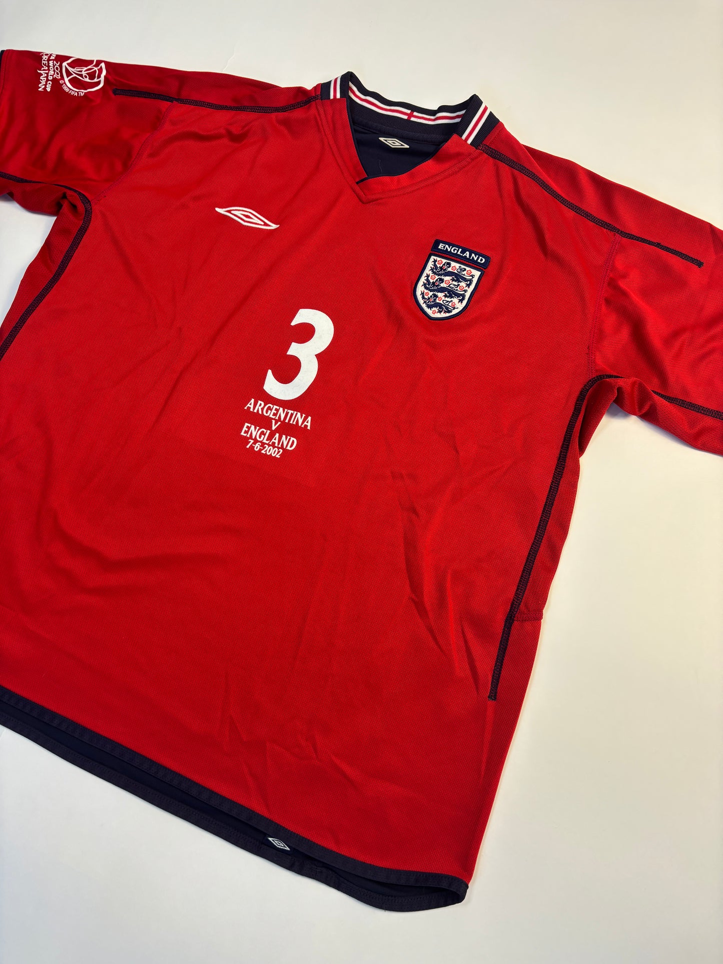 England Away Shirt 2002/04 (XL) A.Cole 3