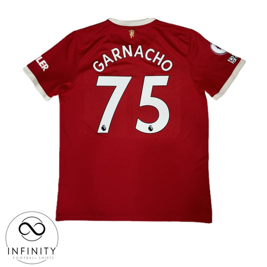 Manchester United Home Shirt 2021/22 (XL) Garnacho 75