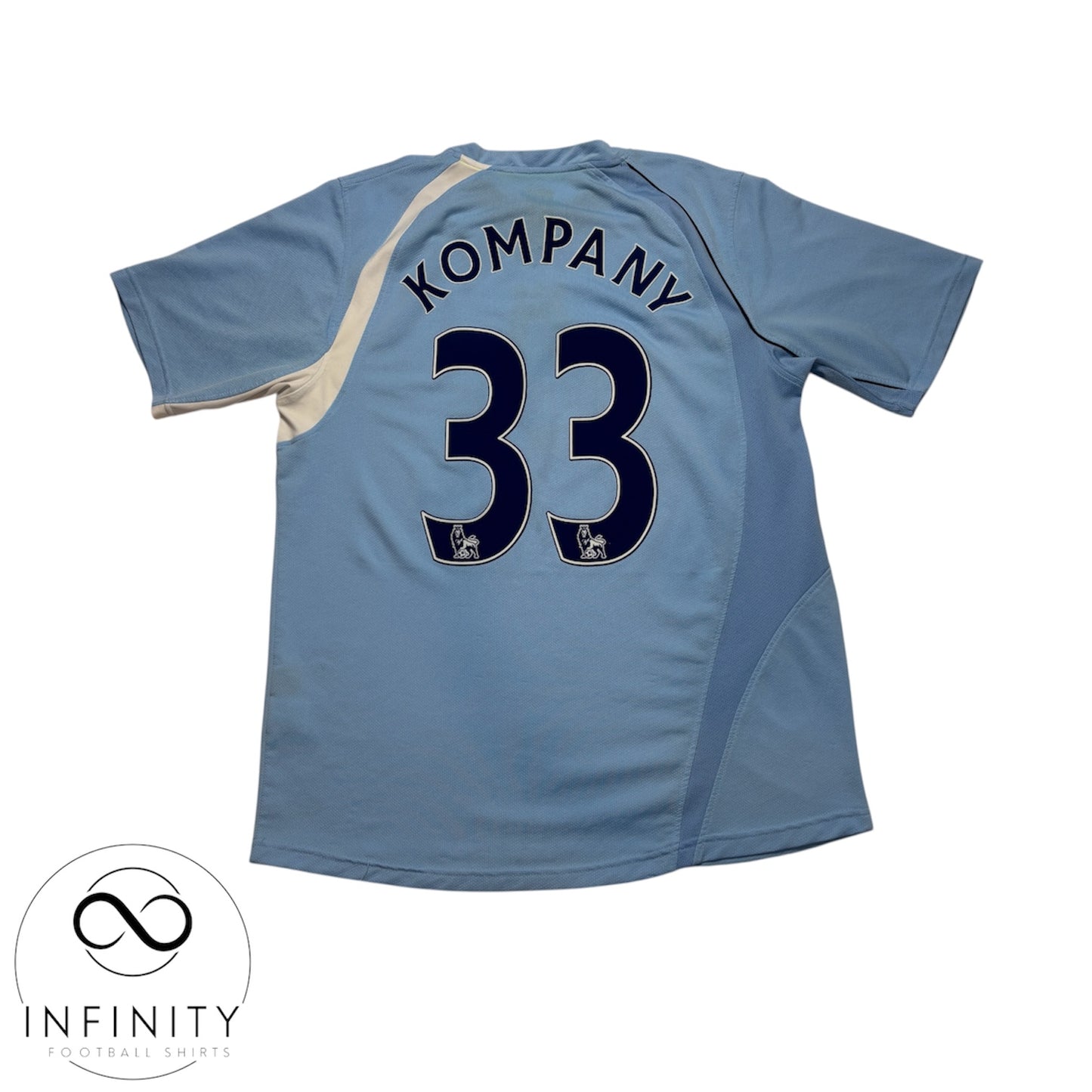 Manchester City Home Shirt 2008/09 (L) Kompany 33