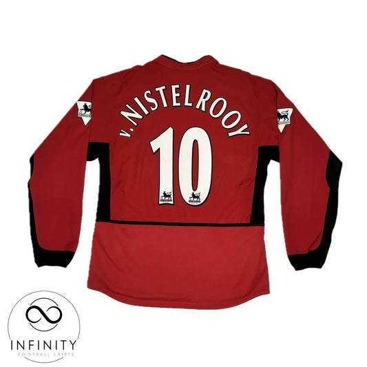 Manchester United Home Shirt LS 2002/04 (M) v'Nistelrooy 10