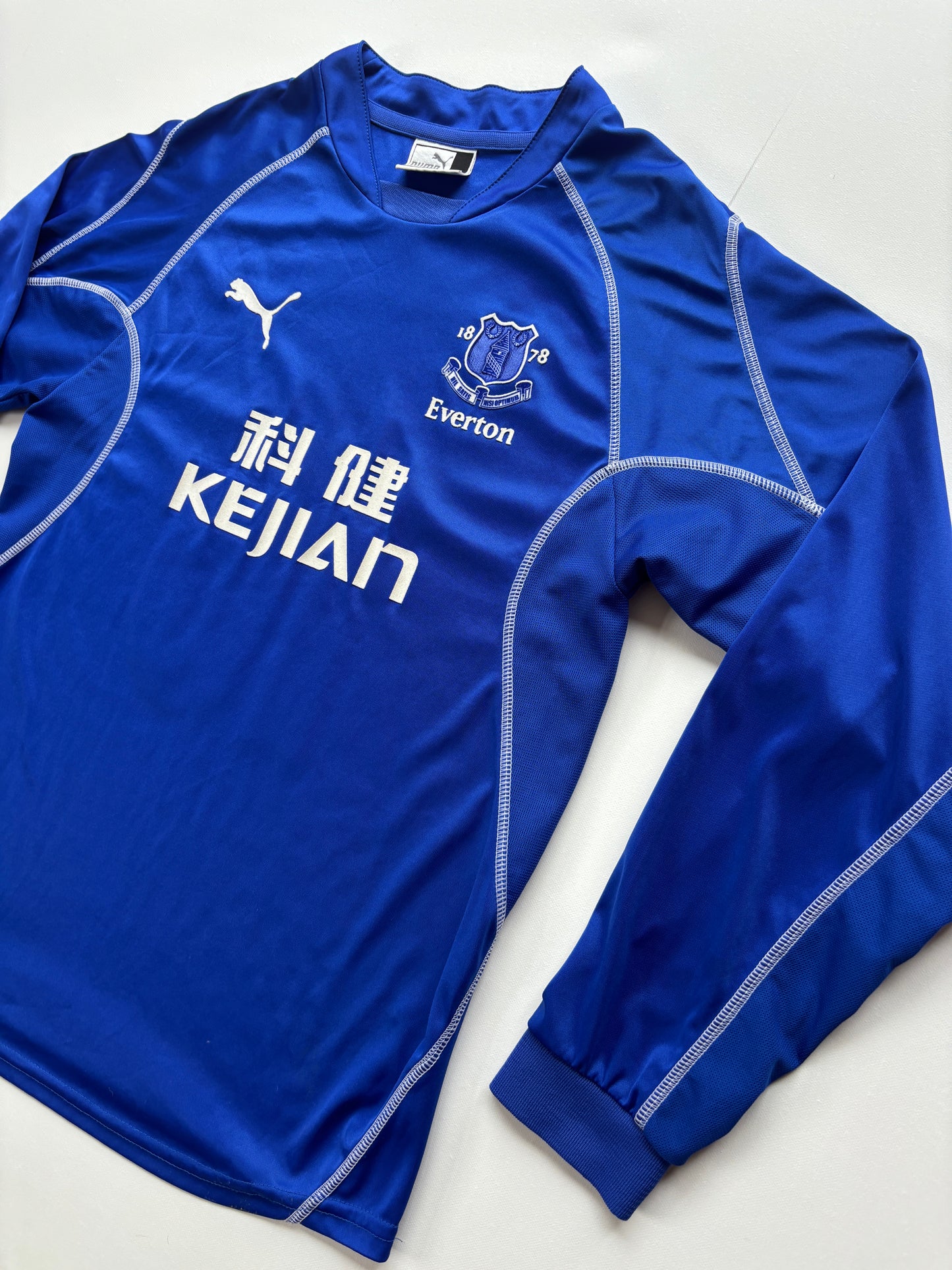 Everton Home Shirt LS 2002/03 (M) Rooney 18