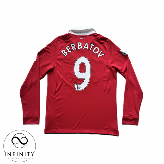 Manchester United Home Shirt LS 2010/11 (M) Berbatov 9