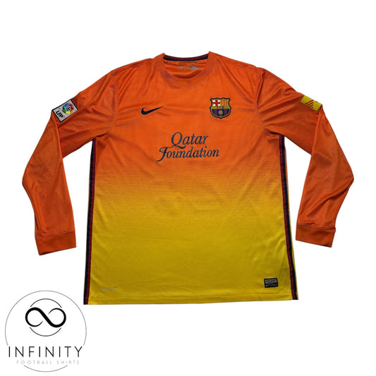 Barcelona Away Shirt 2012/13 LS (XL) Messi 10