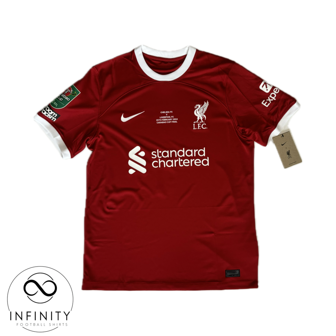 Liverpool Home Shirt 2023/24 (M) Virgil 4 BNWT