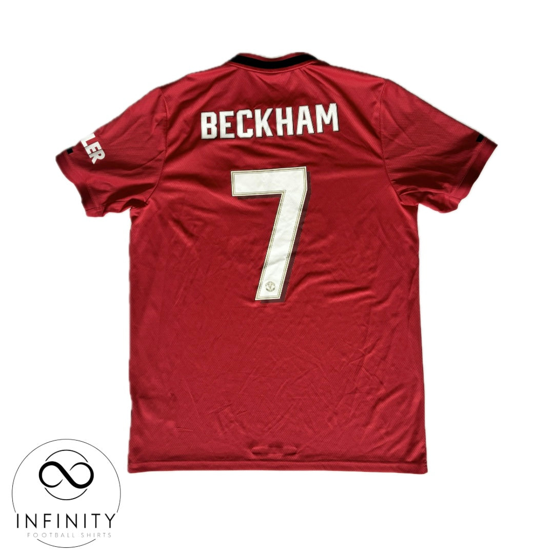 Manchester United 1999 Legends v Bayern Munich 2019/20 Home Shirt (L) Beckham 7