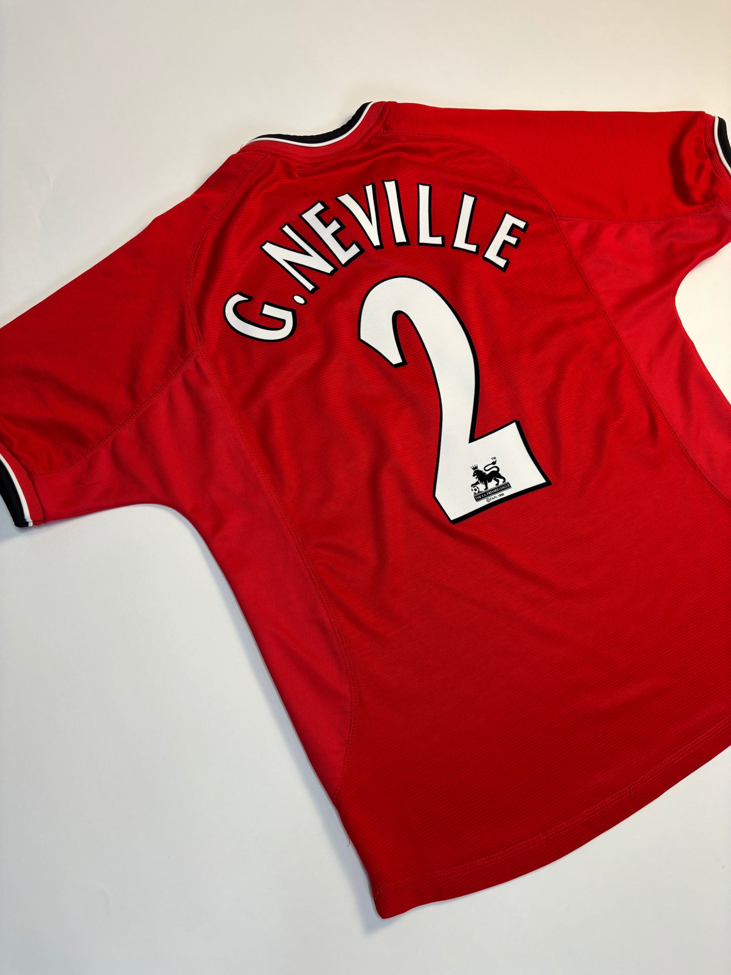 Manchester United Home Shirt 2000/02 (M) G.Neville 2