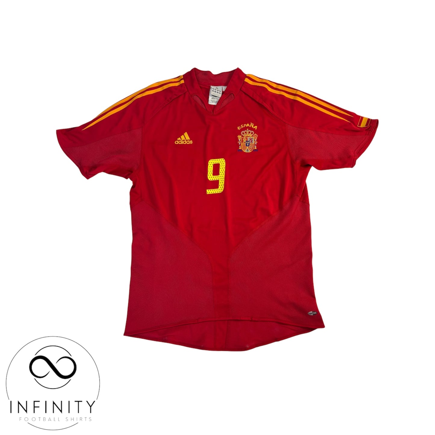 Spain Home Shirt 2004/06 (M) F.Torres 9