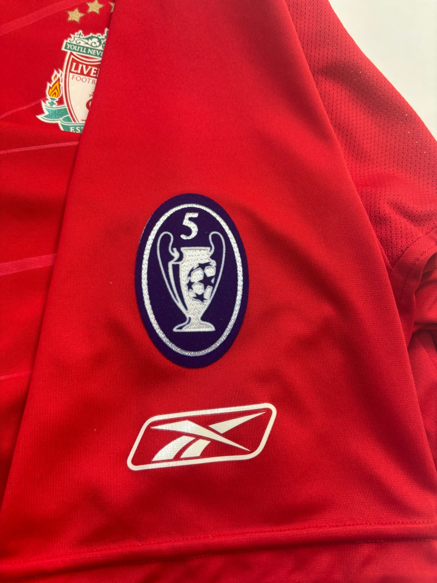 Liverpool Home European Shirt 2005/06 (XL) Gerrard 8